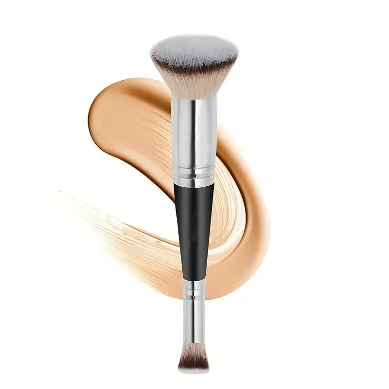 Foundation Makeup Brush, Double Ended Makeup Brushes for Blending Liquid Powder, Concealer Cream, Cosmetic Accessories for Women, Christmas, Christmas