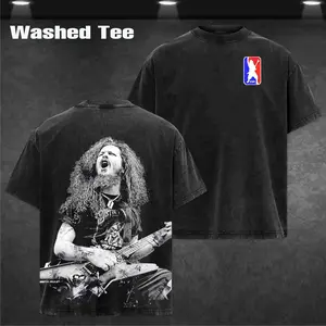 Vintage Dimebag Darrell Pantera Rock Band shirt Hoodie Washed – Vintage Acid Wash Heavy Cotton Oversize Unisex Pop Rock Band T-Shirt, Retro Bar rock Music Streetwear Top, Merch Gift for Fans