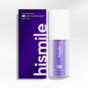 Hismile v34 Colour Corrector - Tooth Stain Concealer, Teeth Brightening Booster, Purple Toothpaste, Colour Correcting, Hismile V34