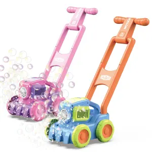 Bubble Blower Toy, 1 Box Bubble Blower Car Toy with Bubble Water, Bubble Machine Toy with Light Effect, Outdoor Play Toy for Kids