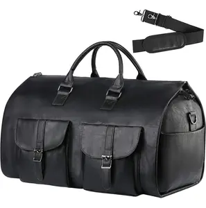 Classic Travelhim Upgraded Black Convertible Carry-on for Men - Perfect for Travel