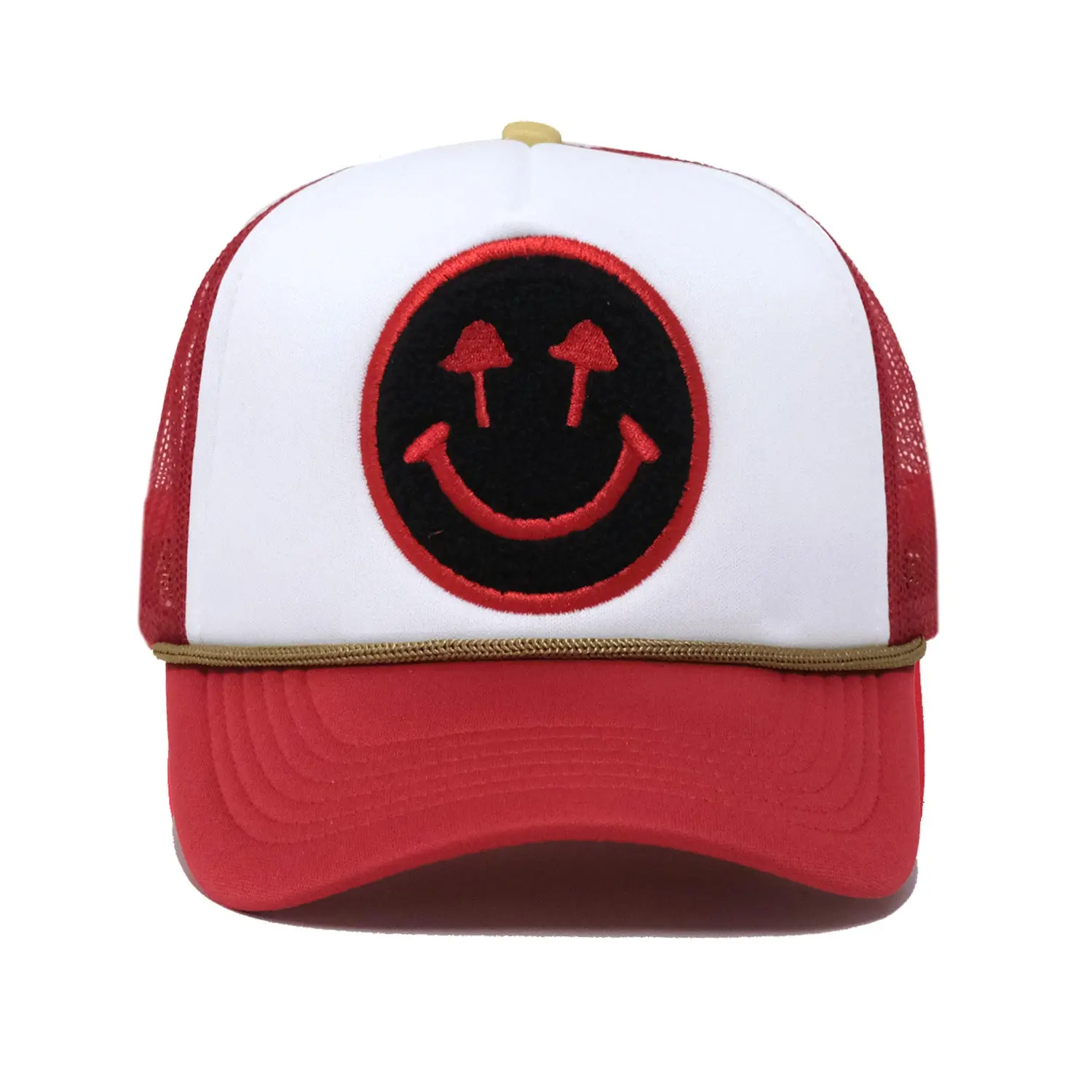 Double Blind Trucker - 49er Red, Standard Fit, Unisex Design, High-Quality Fabric