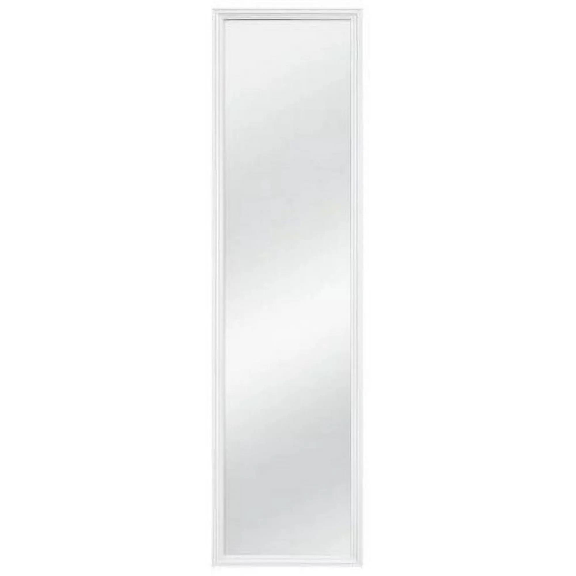 Mainstays 13" x 49" Full-Length Rectangular White Mirror