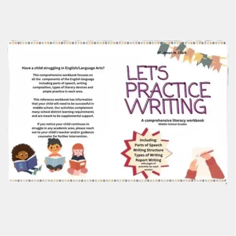 Let’s Practice Writing: A Comprehensive Literacy Workbook for Middle Schoolers Special