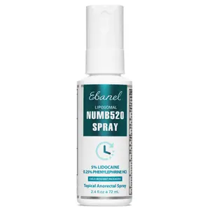 Ebanel Numb520, 5% Lidocaine Spray for Fast Pain, Itch & Burn Relief! 2oz Spray