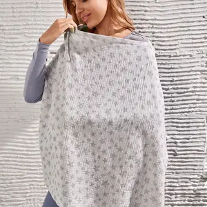 1pc Cotton Nursing Cover Wrap, Lightweight Feeding Privacy Cloth, Multi-Purpose Car Seat Stroller Cover, Thanksgiving Easter Gift
