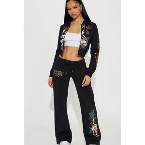 Ed Hardy Swallow Bird Sweatpant - Black