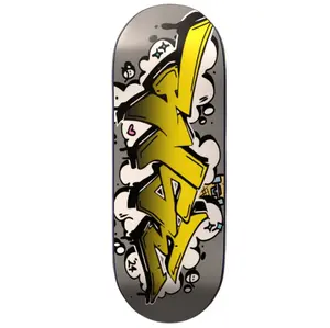 34mm Ryse Fingerboard Deck - "Scuffle" Graphic