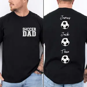 Custom Soccer Dad Shirt, Personalized Dad Shirt, Father’s Day Gift, Soccer Dad T-shirt, Custom Kids Names Shirt, Gift for Dad, Game Day Tee