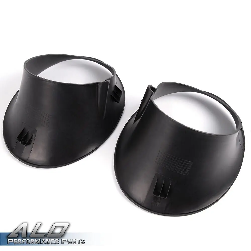 Fit For 02-08 Dodge Ram 1500 2500 3500 Bumper Fog Light Lamp Bezel Cover Black