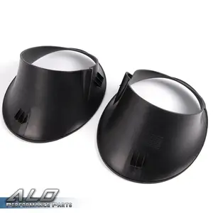 Fit For 02-08 Dodge Ram 1500 2500 3500 Bumper Fog Light Lamp Bezel Cover Black