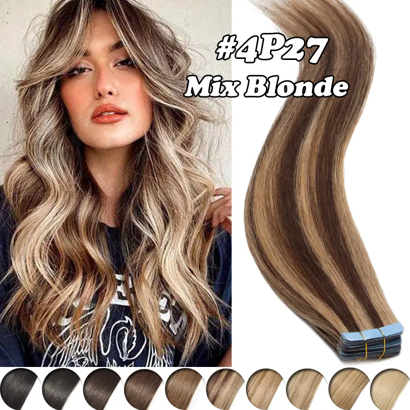 4/27 Medium Brown & Dark Blonde