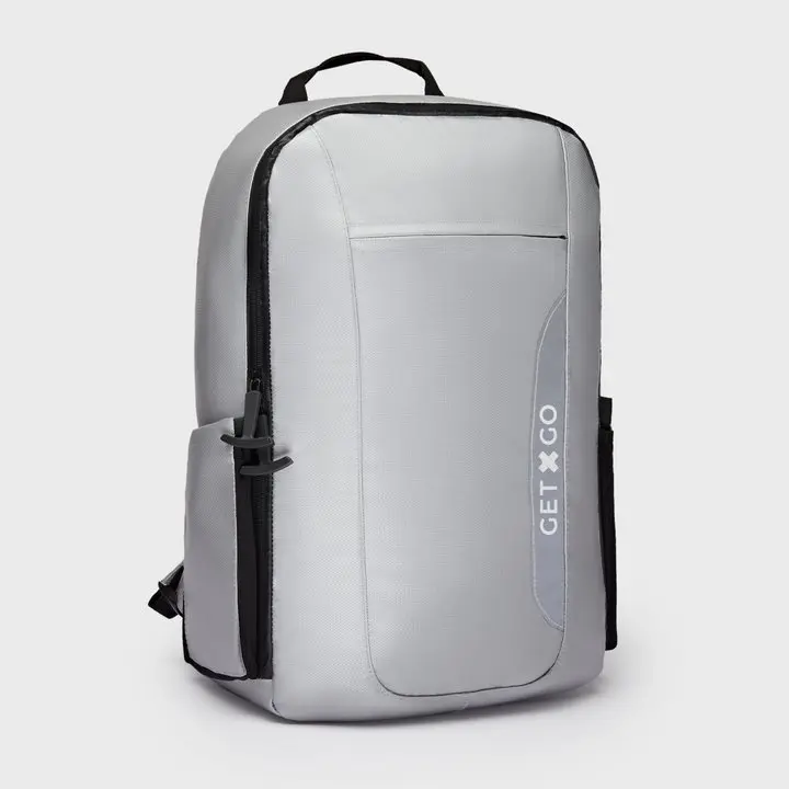 GetXGo Fireproof Backpack 2.0 - Triple Layer Silicone Coated Fiberglass, 20L Capacity, Emergency Preparedness, Lightweight, Waterproof, Flame Retardant, 19.5" x 13" x 5"