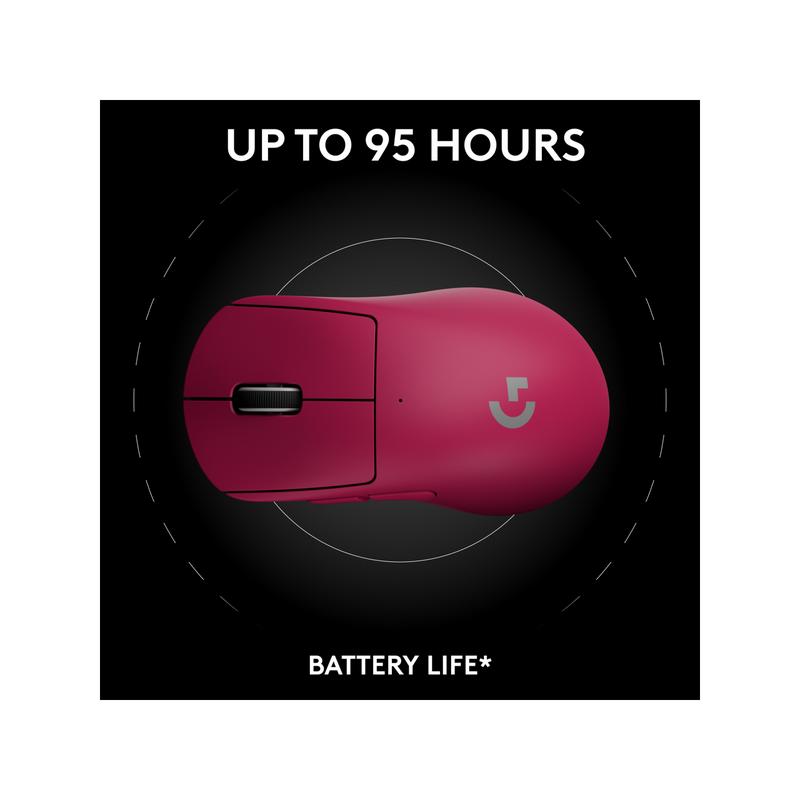 Logitech Pro X Superlight 2 DEX Wireless Mouse - Magneta