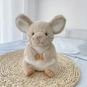 8.6inch Ultra Soft Chinchilla Plush Toy | Cuddly Lifelong Companion Stuffed Animal for Baby Toddler Kids - Heartwarming Birthday Christmas Holiday Gift (Safe & Washable)