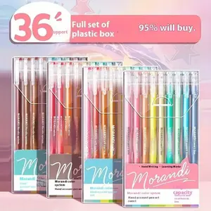 0.6mm Gel Pen Set, 36 Colors Gel Pen Set, Large Capacity Drawing Pen, Art Supplies for Artist & Student
