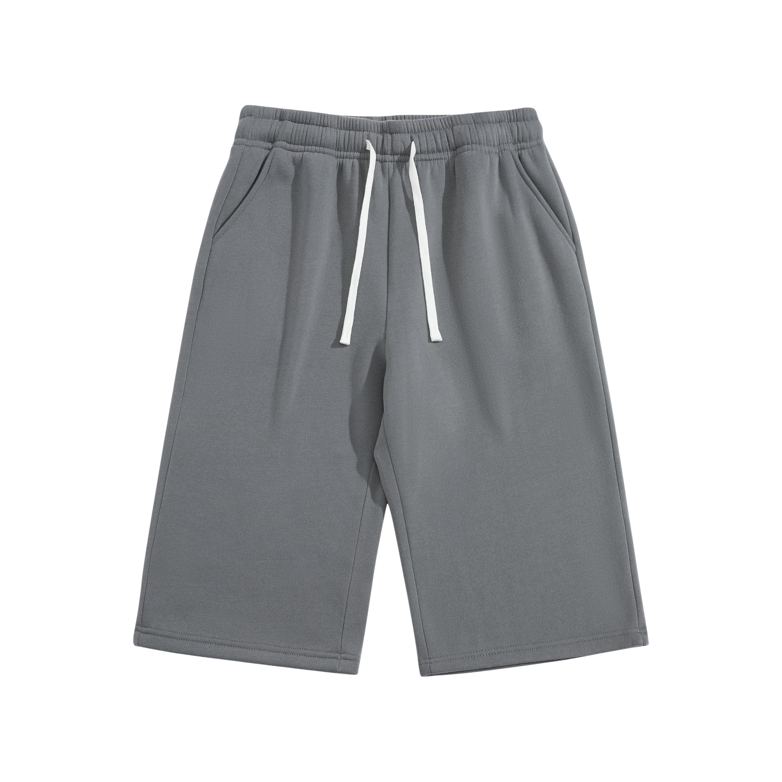 Pack of 4 men’s summer casual athletic shorts, three-quarter length, loose straight fit, comfortable and breathable