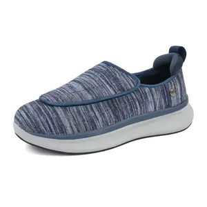 Orthorest Men's Orthopedic Diabetic Walking Sneakers Edema Shoes for Swollen Feet Comfortable & Supportive