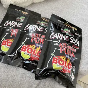 3pk Carne Seca BOLD - Sr. Michelado - Crunchy Beef Jerky - Azu Mecha Furia BOLD 3pk - 2.5oz