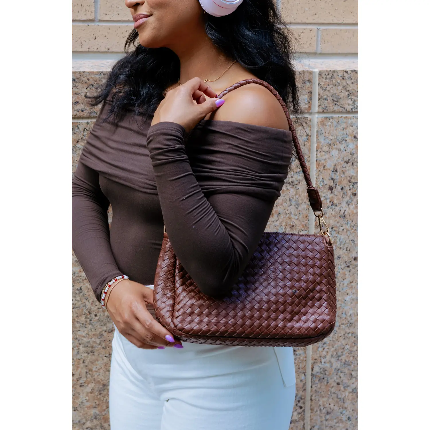 Elle Woven Crossbody