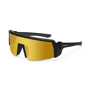 Bomber Eyewear Smoke Bomb Safety Sunglasses - Men's Universal Safety Gear, Unisex Almost Rimless, ANSI Z87+ Shield Cylinder Lens, UV Protection Polarized Glasses, Lightweight Work Accessories for Job Site Outdoor Use