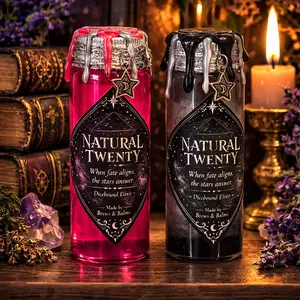 Natural 20 Dice D20 Potion Prop A Color Changing decorative bottle prop