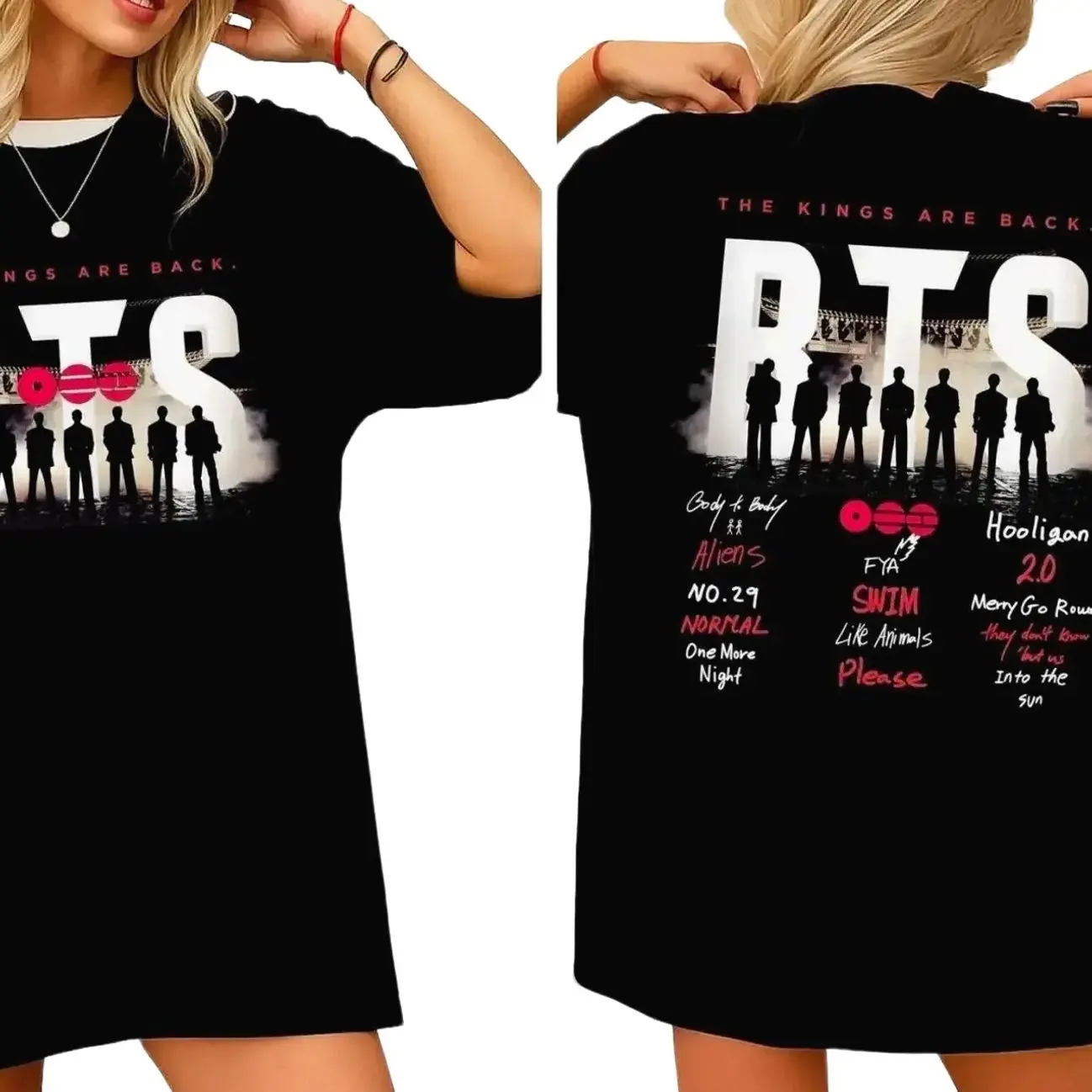 Arirang Tracklist The Kings Are Back Shirt, Bangtan 2026 Album Songs Concert Tee, Merch Gift for Fan 6GU O