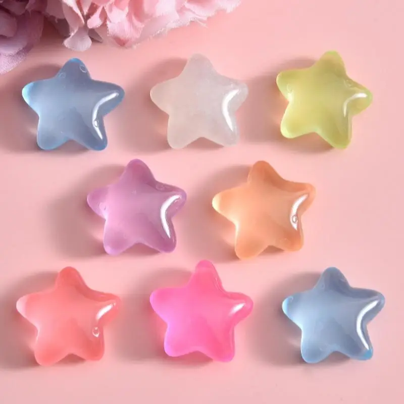 Mini Simulation Cartoon Starfish (20pcs/50pcs), DIY Handmade Jewelry Resin Accessories, Micro Landscape Ornaments For Fish Tank