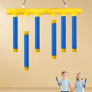 Reflex Sticks Challenge Game, 3 Speed Modes for Hand-Eye Coordination & Reaction Training, Drop Sticks Game for Kids & Adults, Built-in Rechargeable Battery