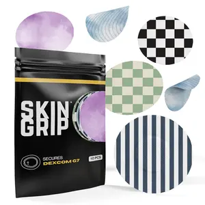 Adhesive Patches for Dexcom G7 & Stelo CGM - Waterproof & Sweatproof Cover for Continuous Glucose Monitor Sensor, Stays Secure for 10-15 Days - 10 Pack, Classic Pack