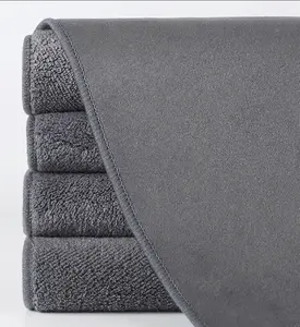 2 Pcs Car Chamois Drying Towel, Super Absorbent Cleaning Cloth, With Double-layer Material Design, For Car Beauty Electronics, Glasses, Watches, Jewelry (30 * 40cm)