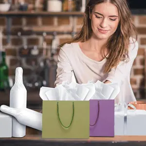 Jkopsnr 100 Sheets White Tissue Paper 20x14 Inches Tissue Paper for Gift Bags Wrapping Tissue Paper Bulk for DIY Crafts Birthday Baby Shower Festival Holidays Decorative