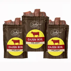 3 Pack - Cajun Boil Beef Jerky - All-Natural, No Added Preservatives - 7.5 oz