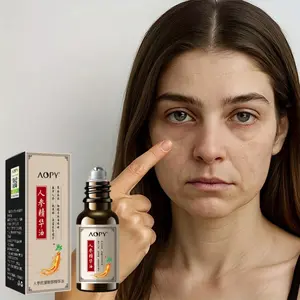 Ginseng Essence Eye Cream 20ML, Rich in Ginseng Extract, Moisturizes Eye Skin, Reduces Wrinkles, Dark Circles, Swelling, Unisex, Perfect Gift