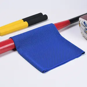 Royal Blue Hollow Nylon Quick Chill Towel Sweat Absorbing Outdoor Running Workout Cooling Rag