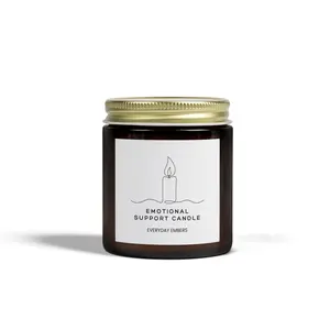 Emotional Support Candle - Beachwood - 4oz Everyday Embers Candle