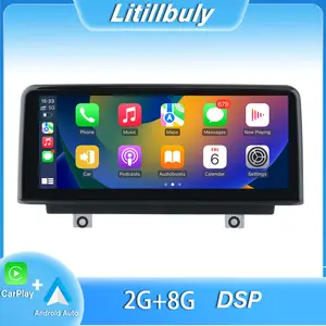 Car stereo for Series1 F20/F21 & 2 F22 & 3 F30/F31/F34/F35 & 4 F32/F33/F36 (2012-2016) touch screen has Android Auto Wireless Carplay, Bluetooth WIFI supports GPS Navigation Car Video Player Car Tv Stick