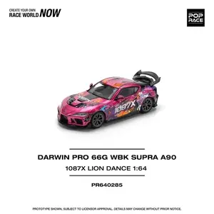 POP RACE 1:64 DARWIN PRO 66G WBK SUPRA (A90) – 1087X LION DANCE – PR640285/PINK