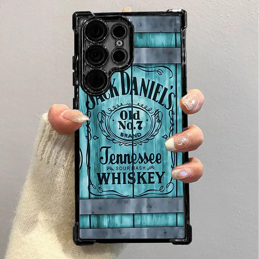 【For Samsung S26】  Beer For S22 S23 S24 S25 S26 FE ULTRA PLUS Four CornersAnti-Fall Transparent Soft Silicone Phone CasesShell Tough Phone Cover L12 #SMBE3