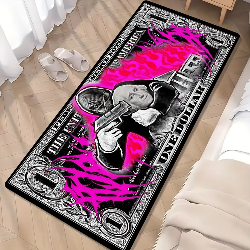 Tasmanian Devil 3 Soft Non-Slip Rug Floor Mat - Vibrant Cartoon