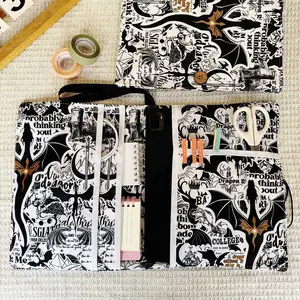 Romantic Dark Academy Dragon Theme File Storage Bag, Handbag Mother-Child Notebook Case, Medical Document Organizer, Travel Card Holder, Multifunctional Storage Solution