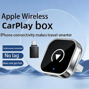 2026 Wireless Carplay Adapter for Android & Other Models, Quick Connection, No Delay, Hands-Free Calling, Suitable for 2016+ Wired Vehicles, Wireless Carplay Dongle