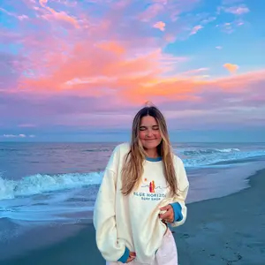 Blue Horizon Surf Shop Oversized Crewneck