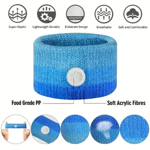 Motion Sickness Bands for Pregnant Women, Sea/sail Nausea Relief Wristbands, Outdoor Anti-Nausea Acupressure Bracelets for Cruises & Air Travel