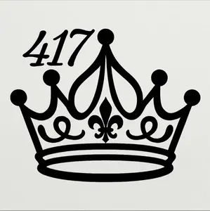 Area Code Crown Decal