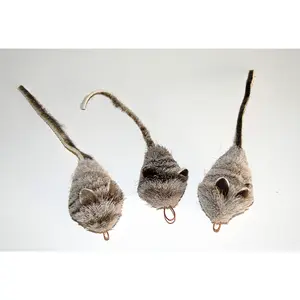 Fun Rat Pack 3 Pack of Mice Mouse Refill/Attachment - Fits Wildcat and Popular Bird and Catcher Type Wands/Poles CoolCyberCats