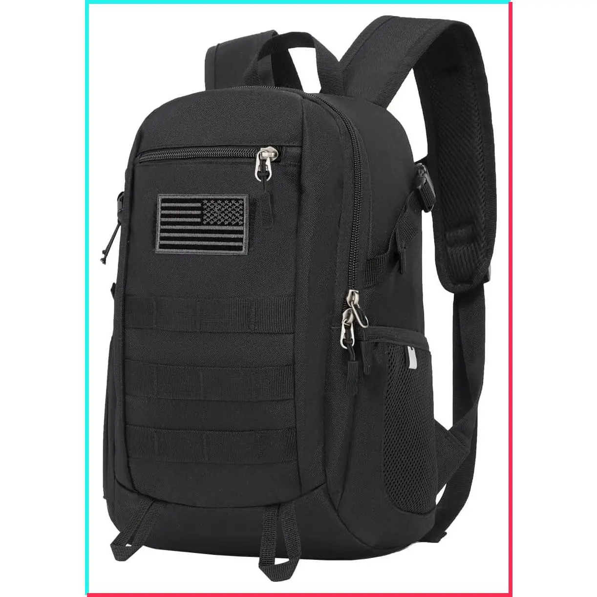 Mini X-Small Tactical Backpack 10L/20L MOLLE Daypack Gear Pack Camping Bag with Patch