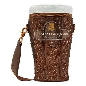 Betsey Johnson Saucy Stout Rhinestone Crossbody Bag