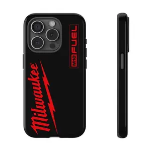 Milwaukee M18 Fuel Phone Case for iPhone Samsung | Red Black Tool Brand Inspired Tough Case