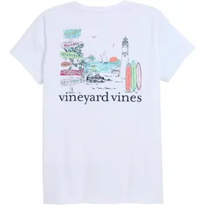 Vineyard Vines Women’s Key West Scenic Short-Sleeve Pocket T-Shirt